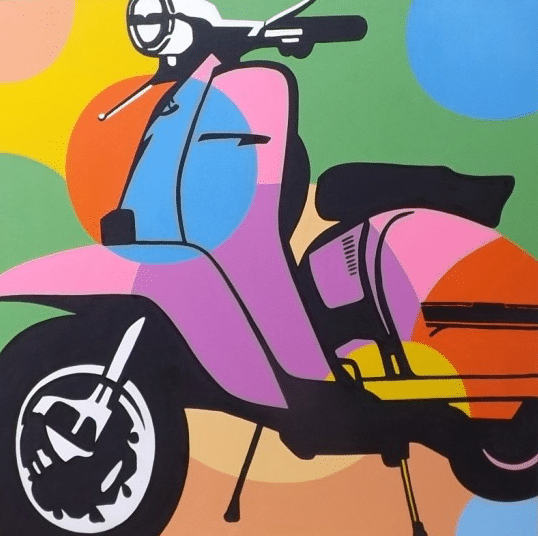 Una Lambretta secondo Andy Warhol.