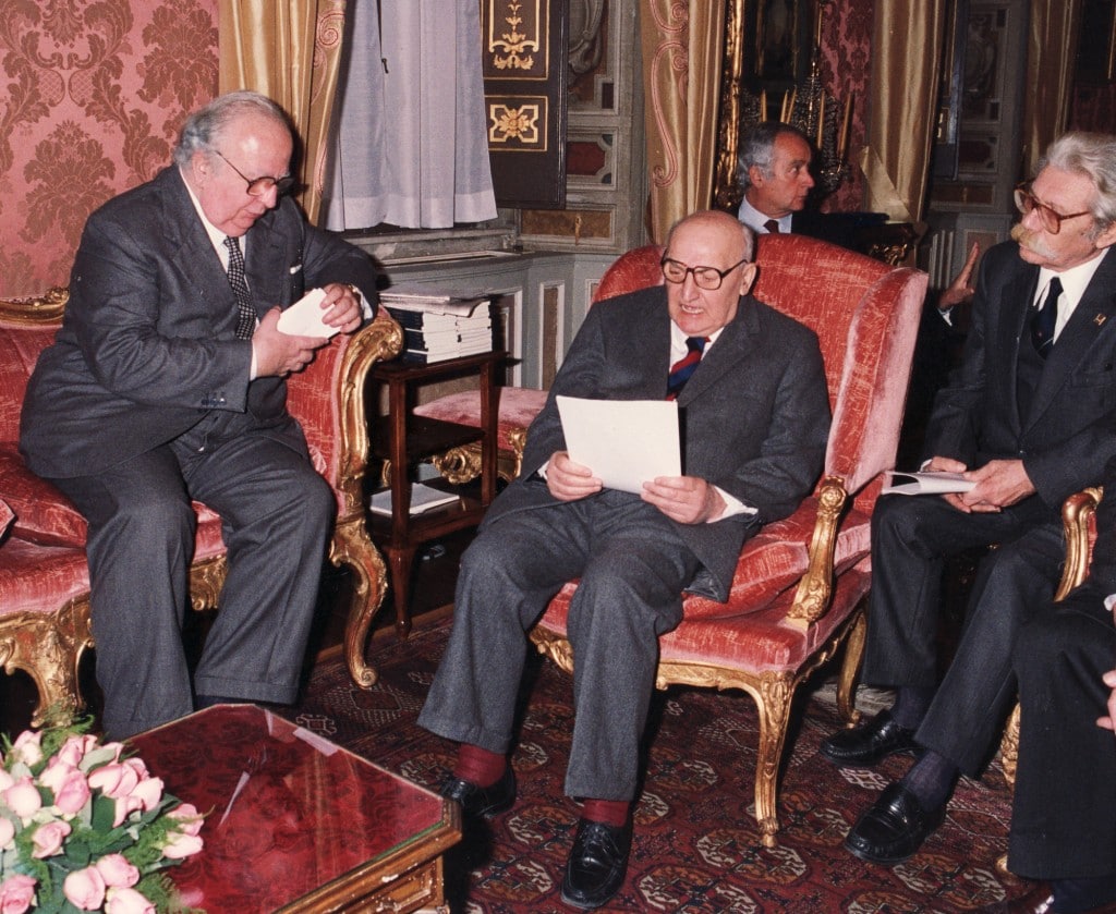 Un incontro istituzionale dell'ANPI con Giovanni Spadolini