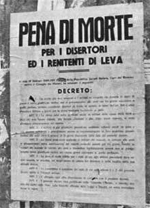 pena morte renitenti leva