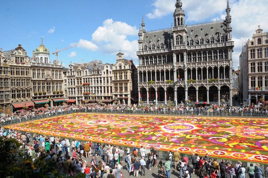 La splendida Grande Place di Bruxelles