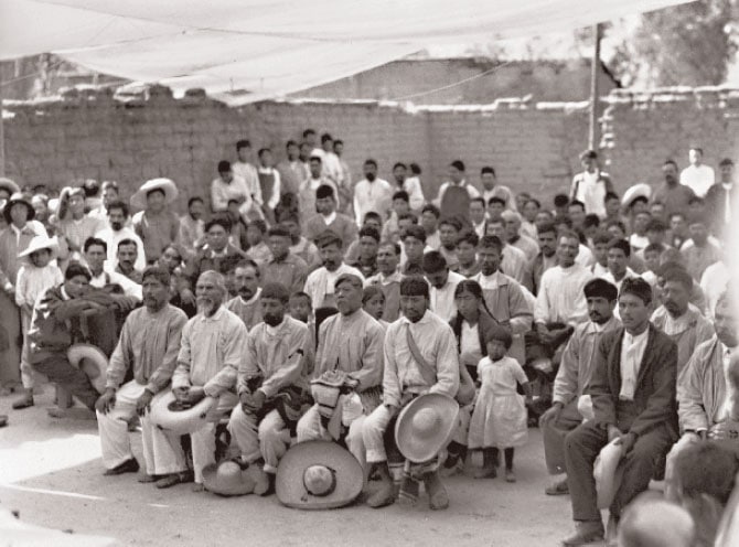 Riunione di contadini, Messico, 1928