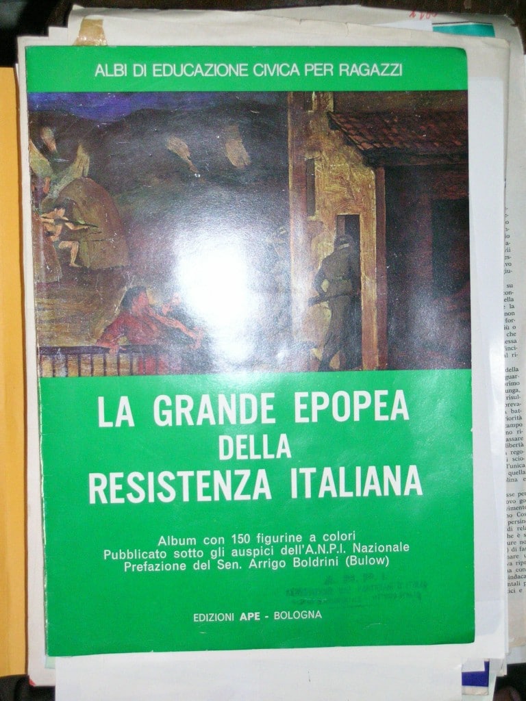 Archivio storico dell'ANPI di Vittorio Veneto: album di figurine della fine degli anni '70 sulla Resistenza