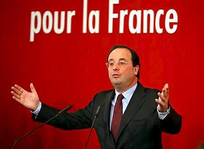 Il Presidente francese François Hollande