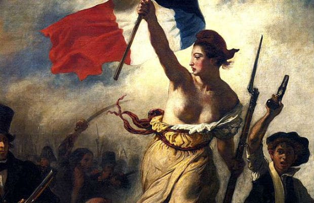 La Liberté guidant le peuple (particolare), Eugène Delacroix, 1830