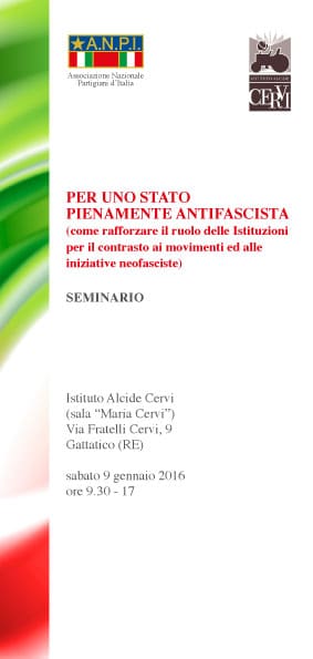 Per uno Stato pienamente antifascista - Seminario ANPI-Istituto Alcide Cervi-1