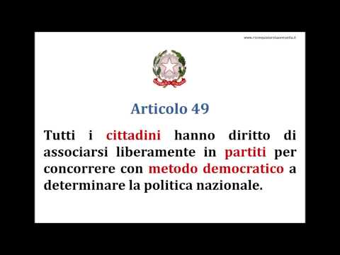 articolo costituzione