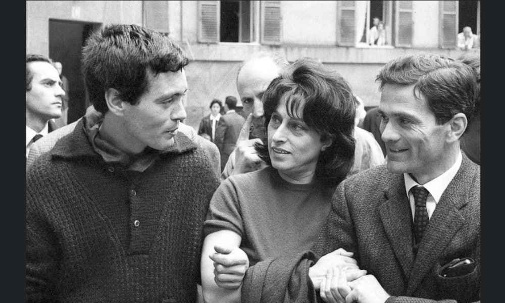 Franco Citti, Anna Magnani e Pier Paolo Pasolini