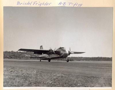 Il Bristol 170 Freighter Mk. II SE-BNG. Fonte: Svenskt Flyghistoriskt Forum, www.flyghistoria.org