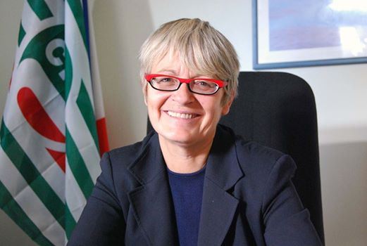 La segretaria generale della CISL, Annamaria Furlan