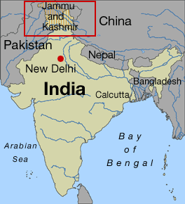 INDIA -cartina
