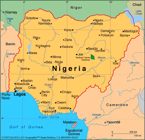 nigeria - cartina