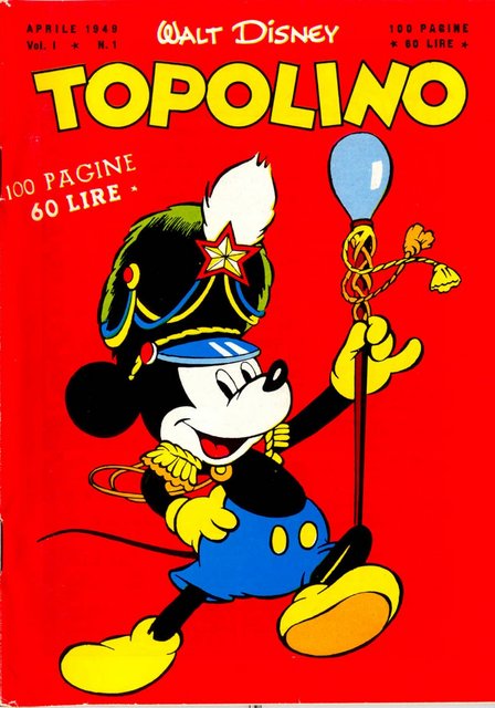 Il primo numero di Topolino (aprile 1949)