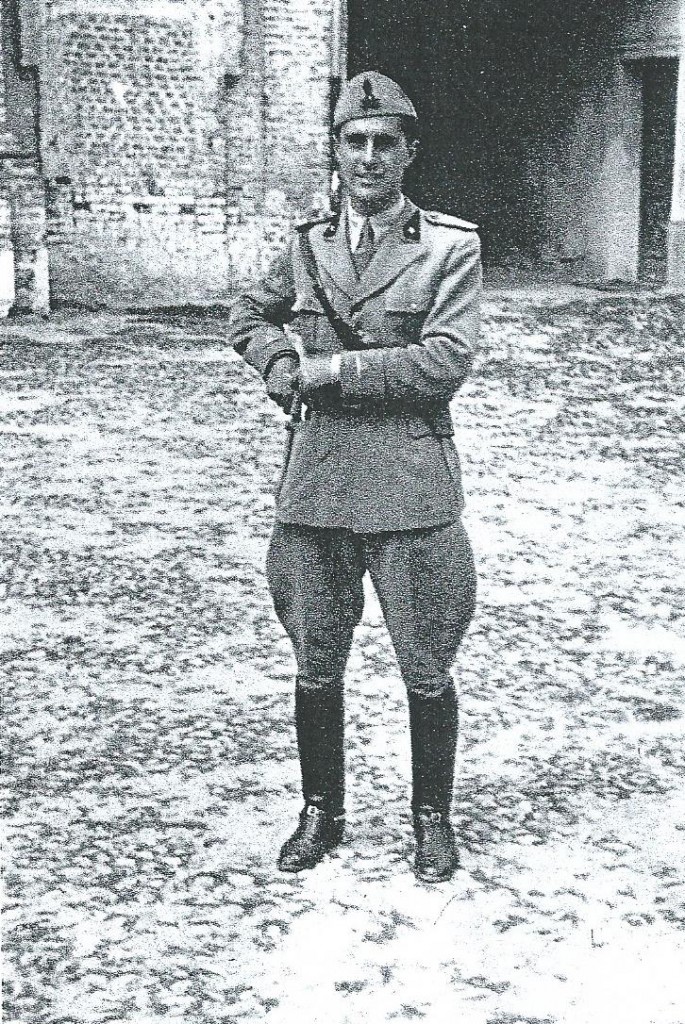 Giuseppe Lopresti, militare sottotenente Campagna delle Alpi - giugno 1940