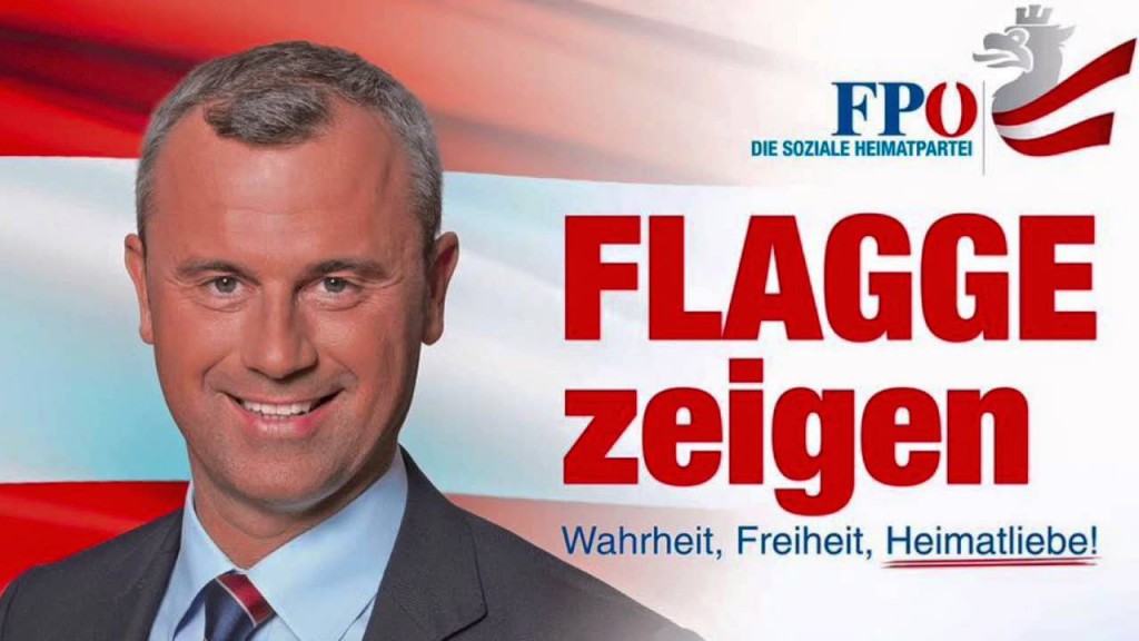 Norbert Hofer, candidato del partito della libertà (che ora si chiama Fpoe) alla presidenza della Repubblica austriaca (da https://i.ytimg.com/vi/nkHL0s3z1Sg/maxresdefault.jpg)