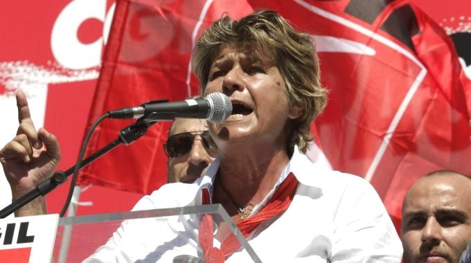 La Segretaria generale della Cgil Susanna Camusso