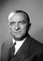 Il Presidente del Senato Cesare Merzagora