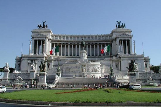 Il complesso del Vittoriano a Roma