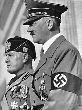 Mussolini e Hitler