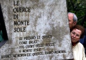 Una stele per la strage di Marzabotto