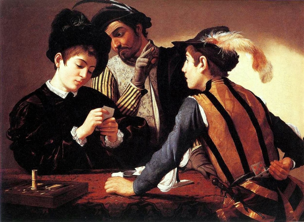 Caravaggio, I bari