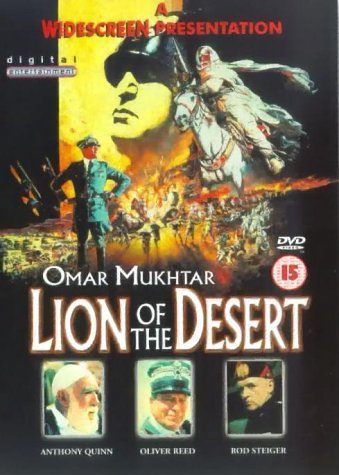 “Il leone del deserto”, un film del 1981 che racconta la vita del condottiero libico Omar al-Mukhtar, che si batté opponendosi alla riconquista della Libia da parte del Regio Esercito italiano. Preso prigioniero, Omar al-Mukhtar fu impiccato dai militari italiani al comando di Rodolfo Graziani. In Italia il film è stato censurato. È stato trasmesso in Tv solo nel 2009.