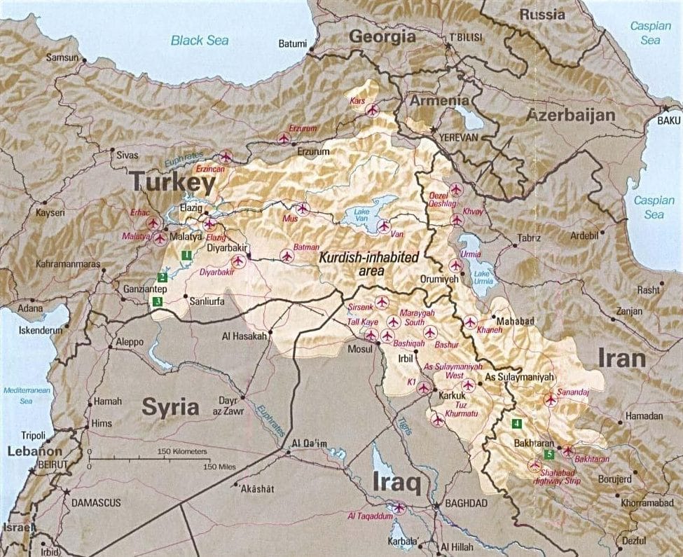 Il popolo curdo in Turchia, Iraq, Iran e Siria
