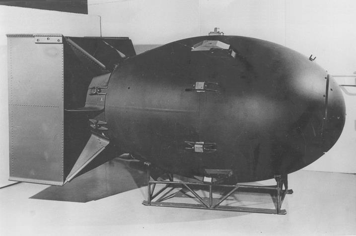 La riproduzione di Fat Man, l’atomica che distrusse Nagasaki