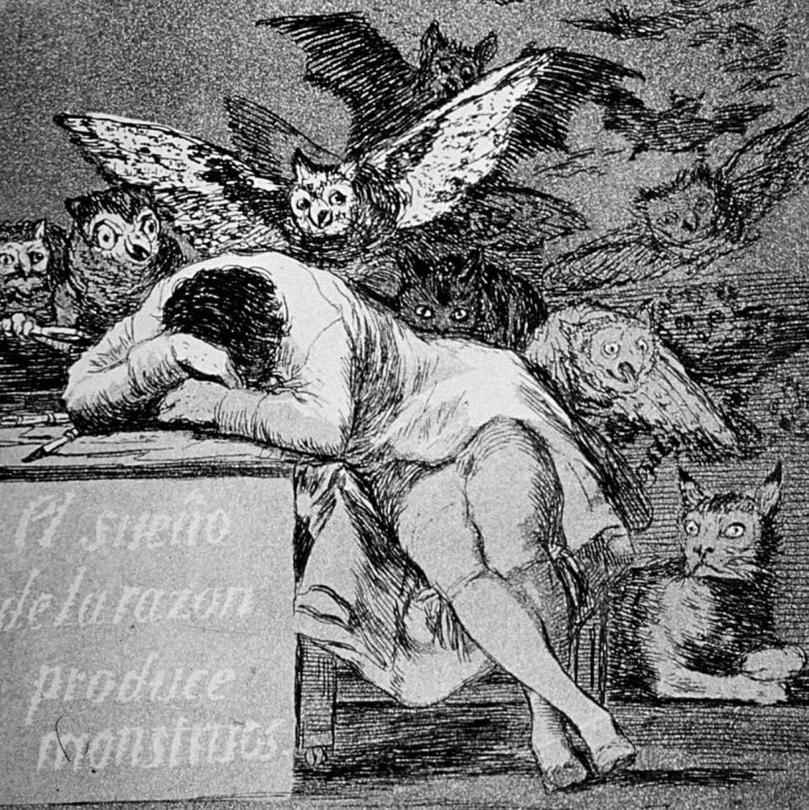 Francisco Goya, Il sonno della ragione genera mostri